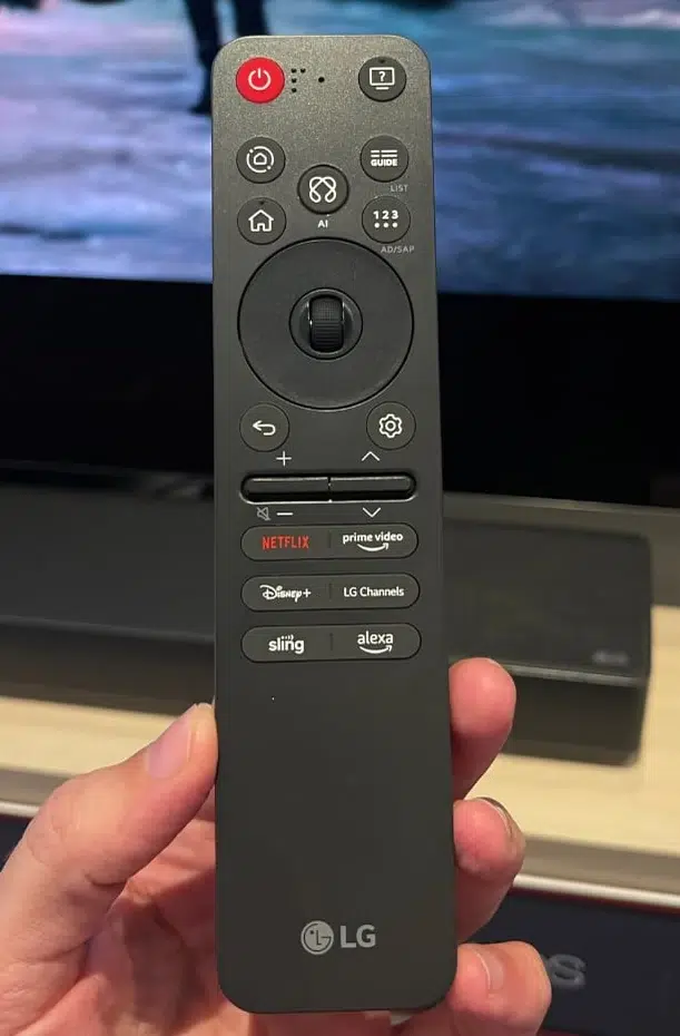 LG has introduced an updated remote control.