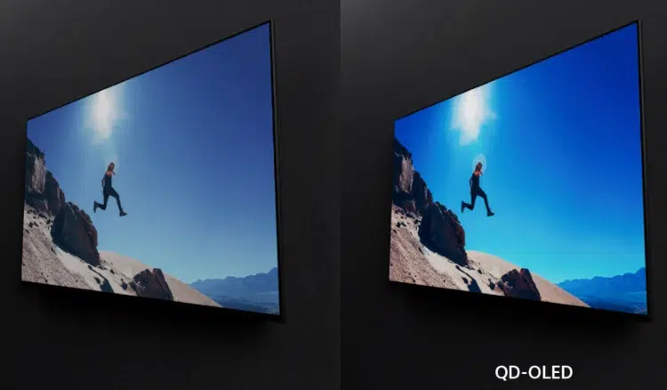 QD-OLED matrix in the Bravia 8 II TV set