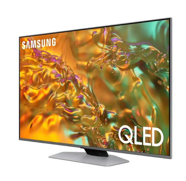 Samsung TV with QLED screen